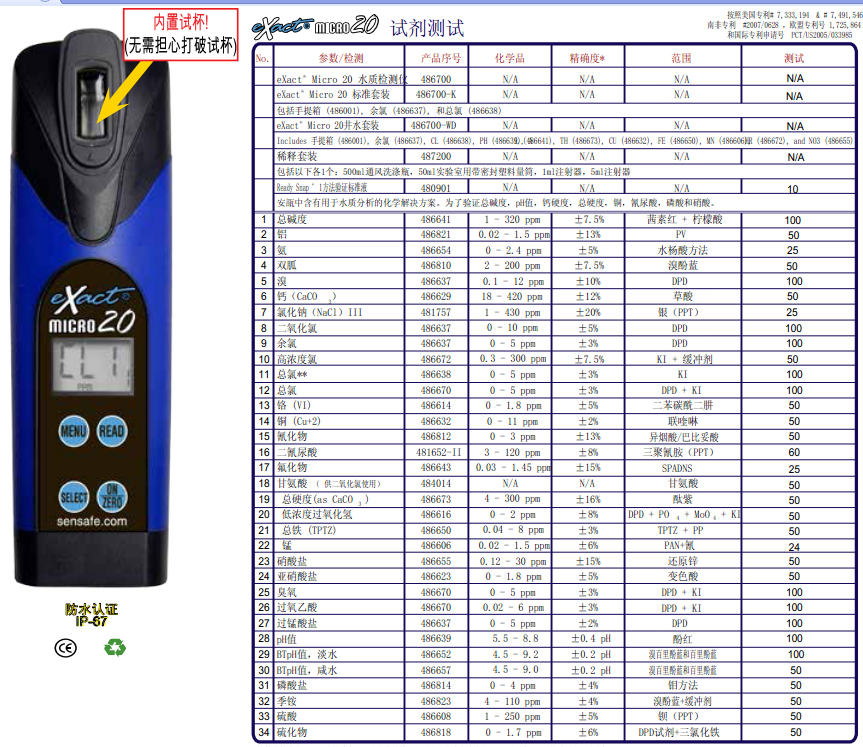 micro20水质检测仪