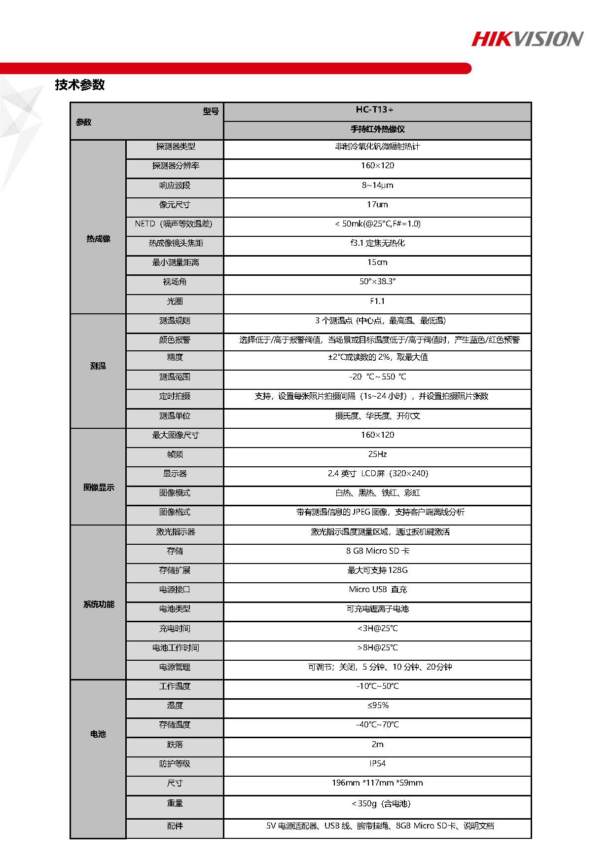 手持红外热像仪HC T13 页面 2